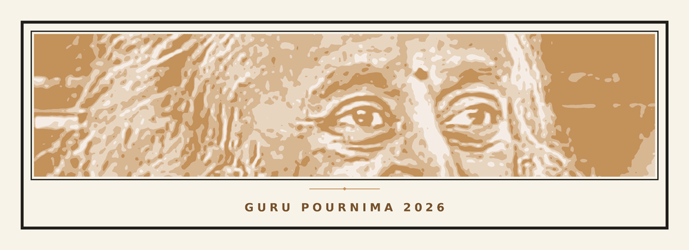 The Gaze — framed eyes strip design on white